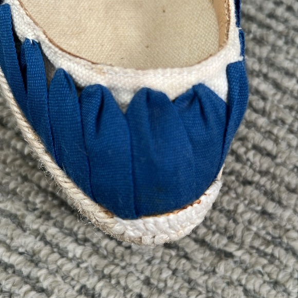 Christian Louboutin canvas colour block ribbon espadrille 37 - Picture 6 of 7